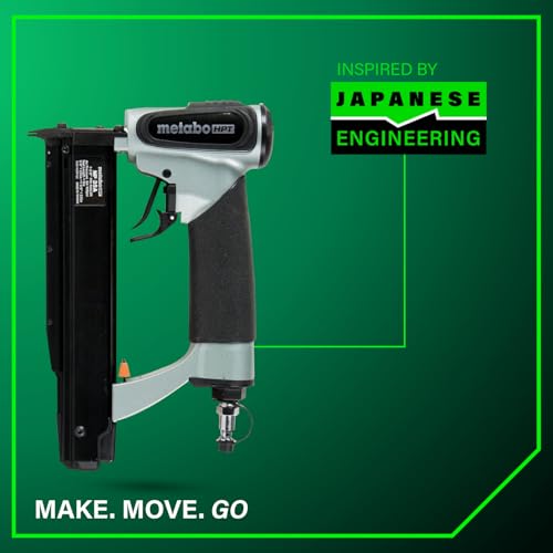 Metabo HPT Pin Nailer, Pro-Preferred Pneumatic Power Nailers for Cabinets, Trim, and Crafting, Makes Invisible Holes, Lightweight 2.0 lbs Tool, 23 Gauge, 5/8" to 1-3/8" Headless Micro Pins, NP35A