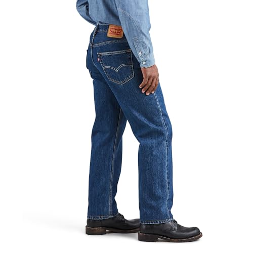 Levi's Men's 550 Relaxed Fit Jeans (Also Available in Big & Tall), Dark Stonewash, 38W x 36L