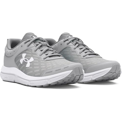 Under Armour Men's Charged Assert 10, (102) Mod Gray/Mod Gray/White, 9.5, US