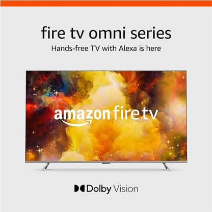 Amazon Fire TV 75" Omni Series, 4K UHD smart TV with Dolby Vision, hands-free with Alexa