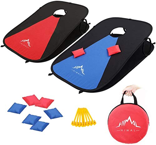 Himal Outdoors Portable Cornhole Board Set, Foldable 3 x 2 Ft