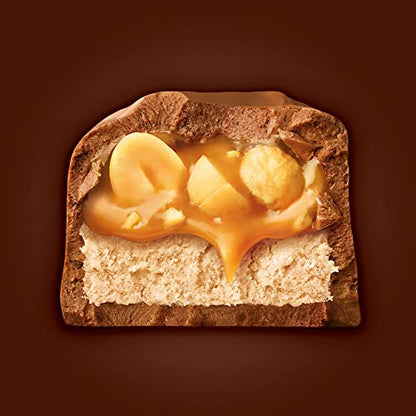 SNICKERS Milk Chocolate Candy Bars - Individually Wrapped Share Size Milk Chocolate Bars, 3.29 oz, Pack of 24 Bulk Box