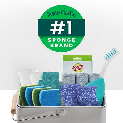 Scotch-Brite Odor Resist Non-Scratch Scrub Sponge, Dishwasher-Safe Kitchen Sponges that Resist Bacterial Odors, Multipurpose Dish Sponge for Gentle Cleaning, 6 Dish Sponges