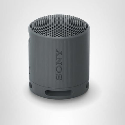 Sony SRS-XB100 Wireless Bluetooth Portable Lightweight Super-Compact Travel Speaker, Durable IP67 Waterproof & Dustproof Shower Speaker, 16 Hour Battery, Versatile Strap, & Hands-free Calling, Black