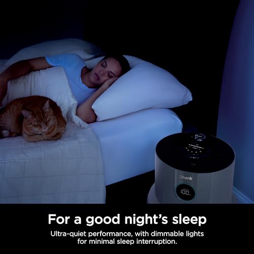 Shark Air Purifier for Home with NeverChange HEPA Air Filter, 1300 sq. ft. for Powerful Multi-Room Purification, 5-Year Filter, Filters Smoke, Captures 99.98% of Particles & Dust, HP301