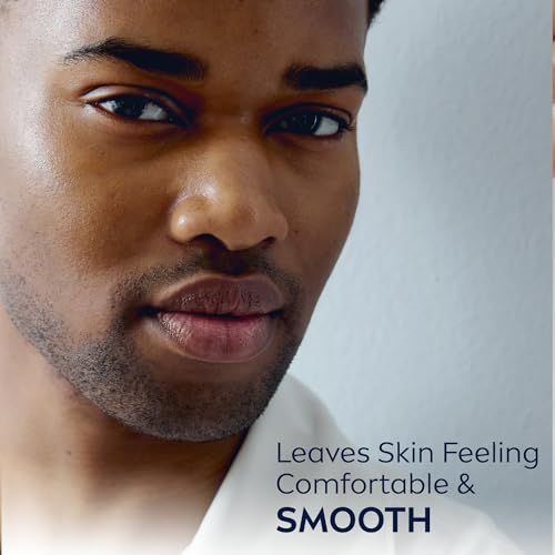 NIVEA MEN Sensitive Shave Gel with Vitamin E, Soothing Chamomile and Witch Hazel Extracts, No Drying Alcohols, 3 Pack of 7 Oz Cans