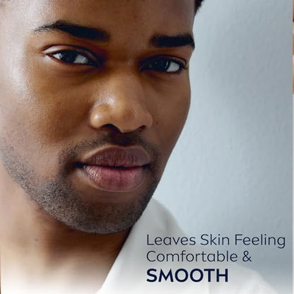 NIVEA MEN Sensitive Shave Gel with Vitamin E, Soothing Chamomile and Witch Hazel Extracts, No Drying Alcohols, 3 Pack of 7 Oz Cans