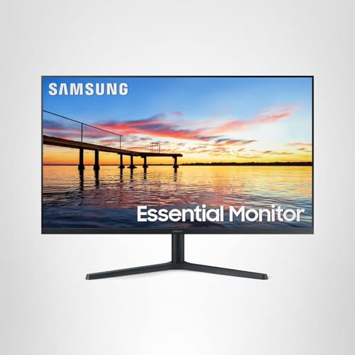 Samsung 32-Inch Flat Computer Monitor, 75Hz, Borderless Display, AMD FreeSync, Game Mode, Advanced Eye Care, HDMI and DisplayPort, LS32B304NWNXGO, 2024