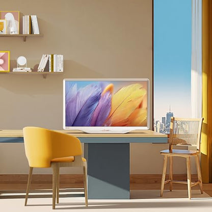 Hisense 32-Inch S5 DécoTV Series QLED FHD Smart Fire TV (32S5QF, 2025 Model) - Versatile Fit, Hi-QLED Color, Art-Inspired Design, Fluid Central Stand, DTS Virtual: X, Stream Live TV Without Cable