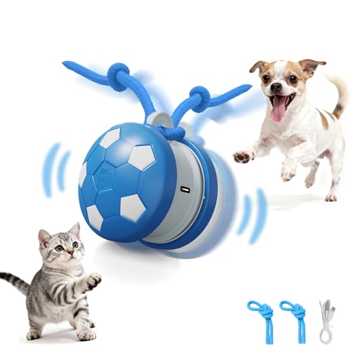 Interactive Dog Toys Dog Ball,Automatic Rolling and Bouncing Moving Dog Toy