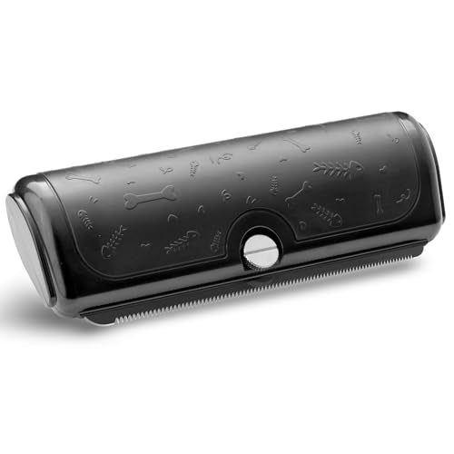 PetPog Deshedding Dog Brush for Short Hair, Black