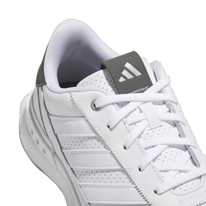 adidas Men's S2G Spikeless Leather 24 Golf Shoes, Footwear White/Charcoal, 8