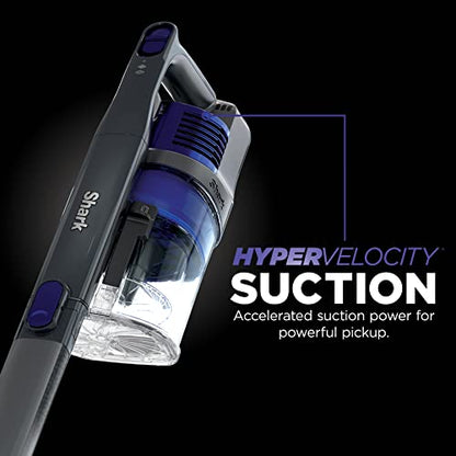 Shark | Pet Cordless Vacuum Cleaner | LED Headlights | Removable Handheld Vacuum for Pet Hair | Crevice Tool & Pet Multi-Tool Included | 40min Runtime | For Carpet & Hard Floors | Grey | IX141
