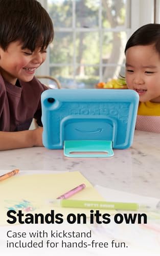 Amazon Fire HD 8 Kids tablet (newest model), ages 3-7. With bright 8" HD screen. Includes ad-free and exclusive content, parental controls and 13-hr battery, 32GB, Grape