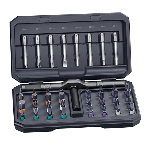 42 in 1 Magnetic Screwdriver Set, Multi Bit Ratcheting Screwdriver Set