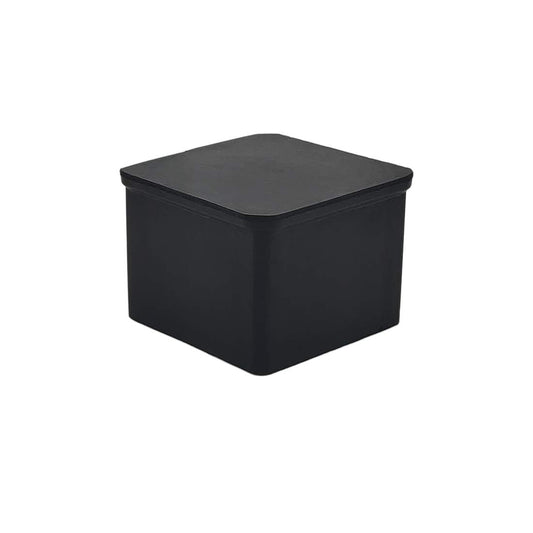 Flyshop Square Anti-Slip Rubber Leg Tips Chair Leg Caps Furniture Floor Protectors 1-3/8 Inch x 1-3/8 Inch (35 x 35mm) Black 10Pcs