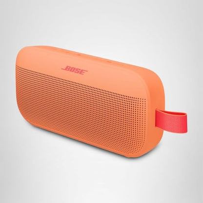 Bose SoundLink Flex Bluetooth Speaker (2nd Gen) - Portable Outdoor Speaker with Hi-Fi Audio, Waterproof and Dustproof, USB-C, Up to 12 Hours Battery Life, Sunset Peach - Limited Edition Color