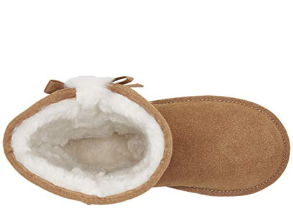 Koolaburra by UGG unisex child Victoria Tall Fashion Boot, Chestnut, 3 Little Kid US