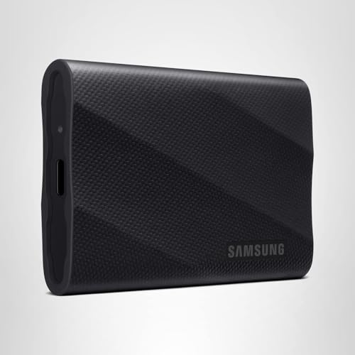 SAMSUNG T9 Portable SSD 1TB, USB 3.2 Gen 2x2 External Solid State Drive, Seq. Read Speeds Up to 2,000MB/s for Gaming, Students and Professionals, MU-PG1T0B/AM, Black