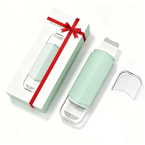 Blackhead Remover Tool for Nose Pore,Dual-Head Face Scraper & Pore Cleaner for Deep Facial Cleansing, U Shaped & Circular Widened Head Skin Care Tool for Men and Women (Green)