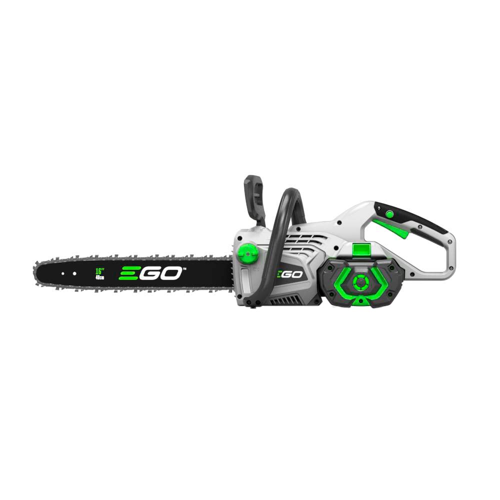 EGO POWER+ Chain Saw, 16" Battery Powered Chainsaw, Electric Cordless, Includes 56V 5.0Ah Battery and Charger - CS1604