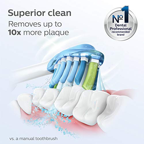 Philips Sonicare ExpertClean 7500 Black, Rechargeable Electric Power Toothbrush, HX9690/05
