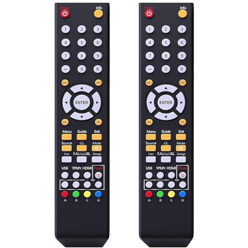 [Pack of 2] Universal TV Remotefit for All Sceptre TV Remote LED LCD HDTV
