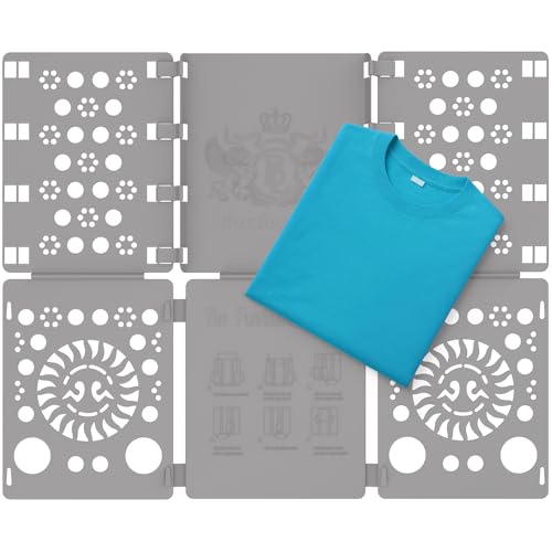 BoxLegend V3 Shirt Folding Board t Shirt Laundry Folder for Clothes Grey