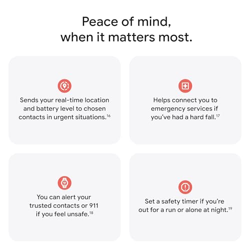 Google Pixel Watch 4 (41mm) - Android Smartwatch - Heart Rate and Sleep Tracking - 30-Hour Battery - Fitness Tracking - Google AI - Matte Black Aluminum Case - Obsidian Active Band - LTE (2025 Model)