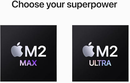 2023 Apple Mac Studio with M2 Max 12-Core / 30-Core, (3.7-inch, 32GB, 512GB SSD) (Renewed Premium)