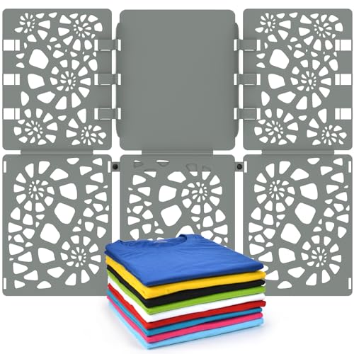 BoxLegend Shirt Folder Board V2 Durable Plastic Clothes Folding Board Grey