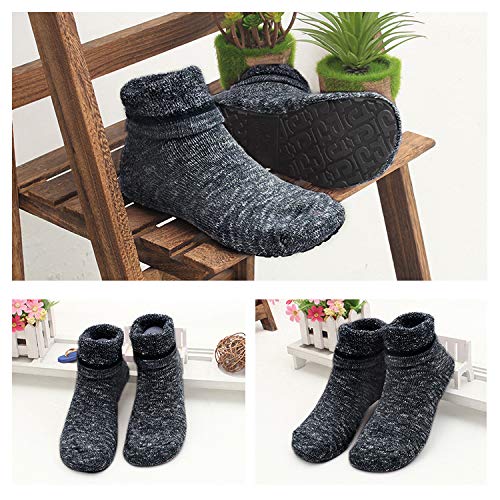 Autumn slipper socks Casual House Socks Black