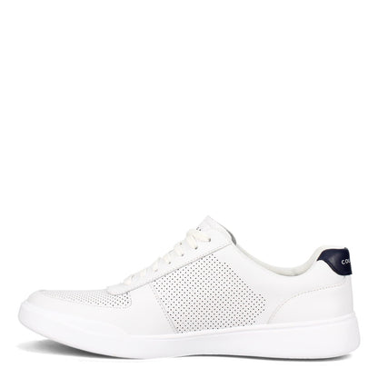 Cole Haan mens Grand Crosscourt Modern Perforated Sneaker, Optic White/Peacoat, 9.5 US