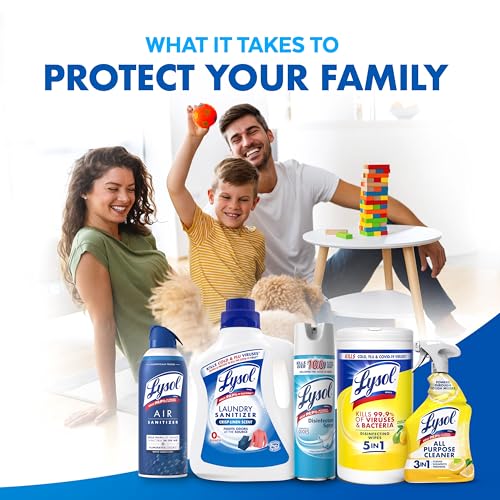 Lysol Disinfecting Wipes, Multi-Surface Cleaner, Lemon, 80 ct. (4 Pack)