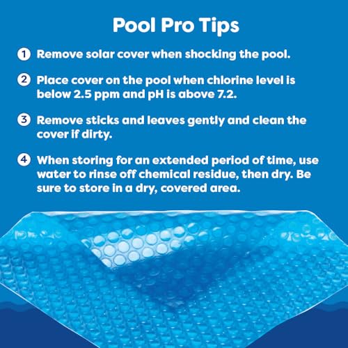 In The Swim 20' x 40' Ultra Silver Rectangle Solar Pool Cover 16 Mil for Solar Heating Above Ground Pools and Inground Pools