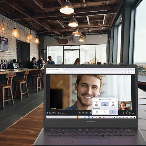 acer Gateway Chromebook 314 CBO314-1H-C476 Laptop | Intel Celeron N4500 | 14" Full HD (1920 x 1080) Display | 4GB LPDDR4X | 64GB eMMC | Wi-Fi 5 802.11ac | Chrome OS | Star Black