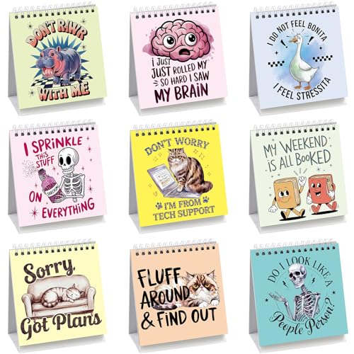 Fancy Land Funny Desk Signs Office Gifts for Coworkers Desk Flip 30 Message | Novelty, Sarcastic, Cool Gadgets Decor, Office, Work, Employees, Colleagues, Staff, Holiday, Christmas, White Elephant Favor