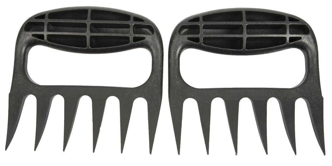 Bear Paws Meat Claws - The Original BBQ Meat Shredder Claws for Pulled Pork, USA Made - Easily Lift, Shred, Pull and Serve Pork, Chicken, Brisket and Turkey - Valentine’s Day Gifts for Men (Black)