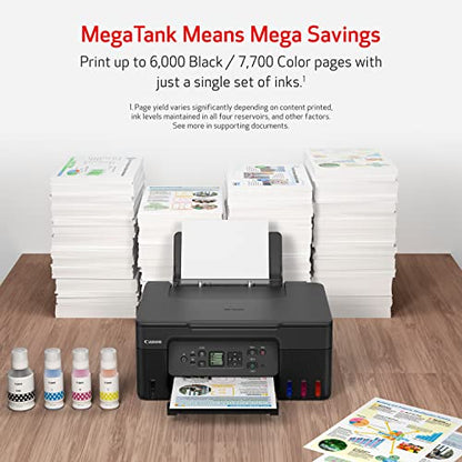 Canon MegaTank G3270 All-in-One Wireless Inkjet Printer. for Home Use, Print, Scan and Copy