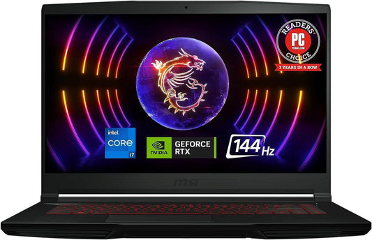 MSI 15.6 in FHD Gaming Notebook Laptop, intel core i5 12450H, 8GB RAM, 1TB SSD