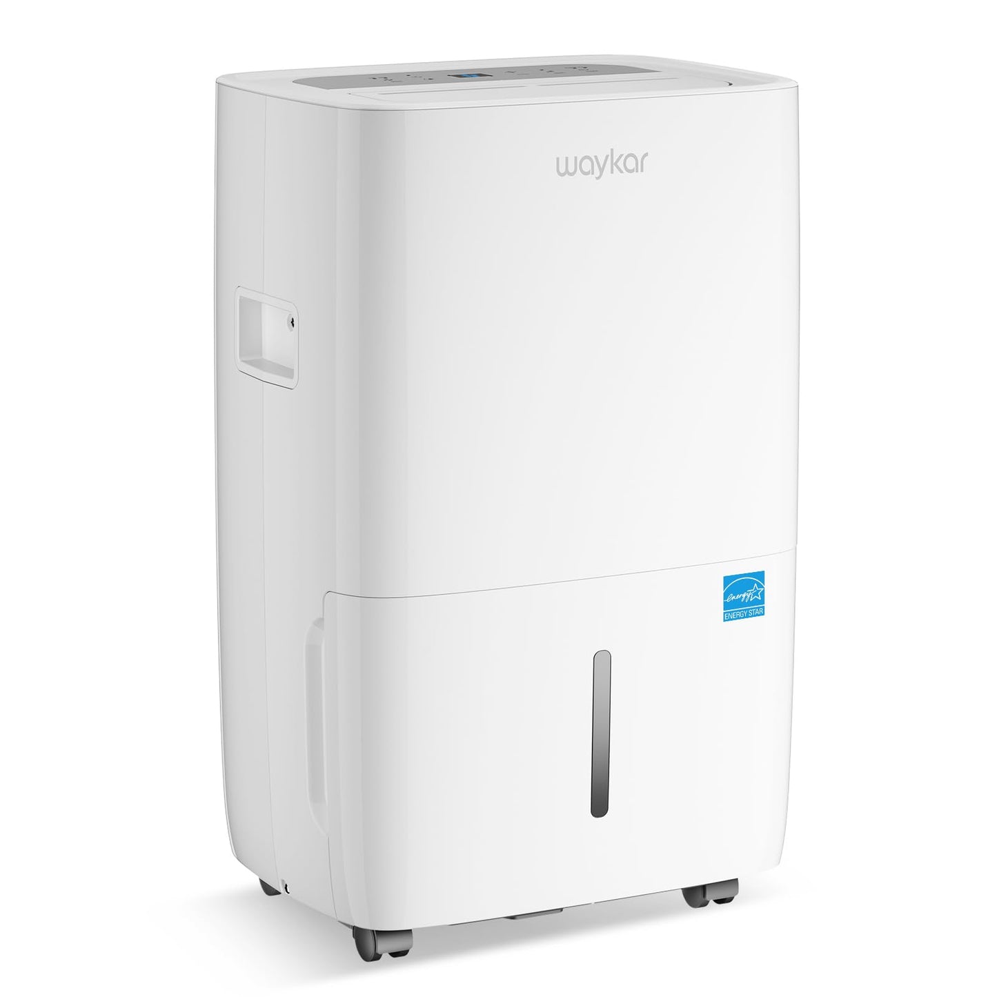 Waykar 80 Pints Energy Star Dehumidifier for Spaces up to 5,000 Sq. Ft at Home, in Basements and Large Rooms with Drain Hose and 1.14 Gallons Water Tank (JD025CE-80)