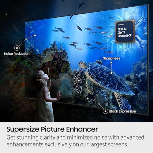 Samsung 98-Inch Class Neo QLED 4K QN90F Series, Vision AI, Mini LED Smart TV (2025 Model, 98QN90F) Neo Quantum HDR+, Object Tracking Sound+ w/Dolby Atmos, Glare Free, Gaming Hub, Alexa Built-in