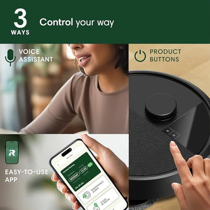 iRobot Roomba Plus 405 (G181) Combo Robot Vacuum & Mop with AutoWash Dock - Amazon Exclusive, Dual Spinning Mop Pads, Self-Empties for 75 Days, Intense Suction, Pad Washing & Drying, Pad-Lift, LiDAR