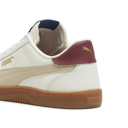 PUMA Mens Club 5v5 Sneaker, Warm White-Putty-Team Regal Red-Clyde Royal, 8