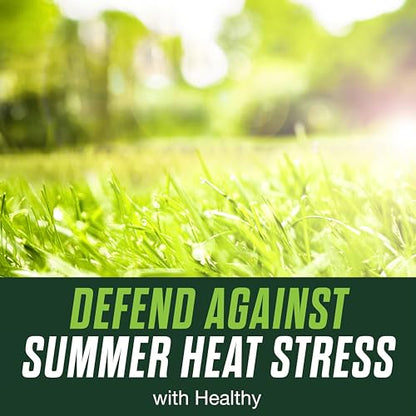 Scotts Turf Builder Healthy Plus Lawn Food, 2-in-1 Fungicide and Fertilizer, Helps Grass Withstand Summer Stress, 4,000 sq. ft., 13.70 lbs.