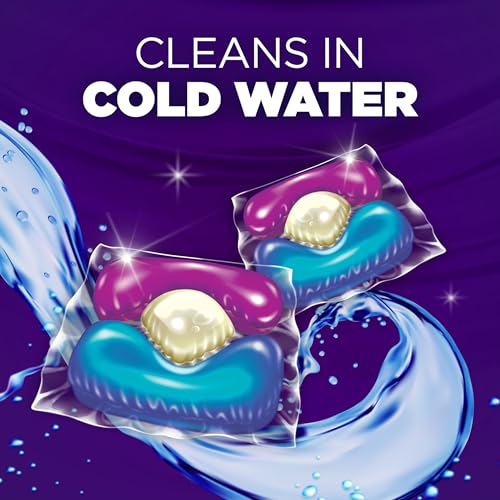 ARM & HAMMER Plus OxiClean with Odor Blasters 5-in-1 Laundry Detergent Power Paks, Laundry Odor Remover, Eliminates Odors, Attacks Stains, Fresh Burst Scent, 42 Count