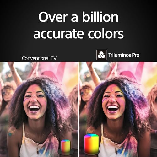 Sony 55-Inch 4K Ultra HD BRAVIA 3 LED Smart TV with Google TV, LED Flat Screen, Dolby Vision HDR, Google TV, Exclusive PS5 Features, (K-55S30)