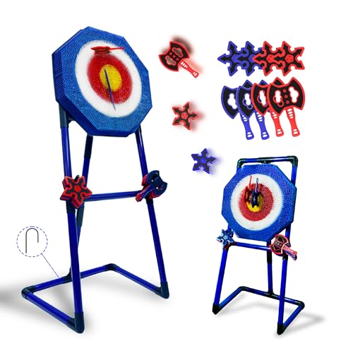 Uoyess Axe Throwing Game for Backyard Bristle Target for Kids & Adults