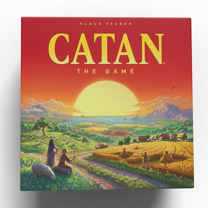 CATAN Board Game (6th Edition) Trade, Build & Settle in The Classic Strategy Game for Family, Kids & Adults, Ages 10+, 3-4 Players, 60-90 Min Playtime