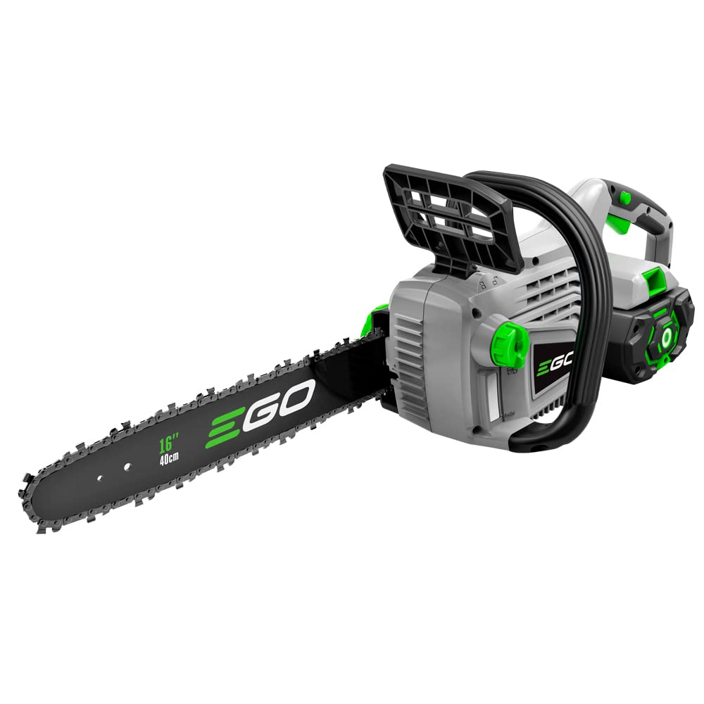 EGO POWER+ Chain Saw, 16" Battery Powered Chainsaw, Electric Cordless, Includes 56V 5.0Ah Battery and Charger - CS1604